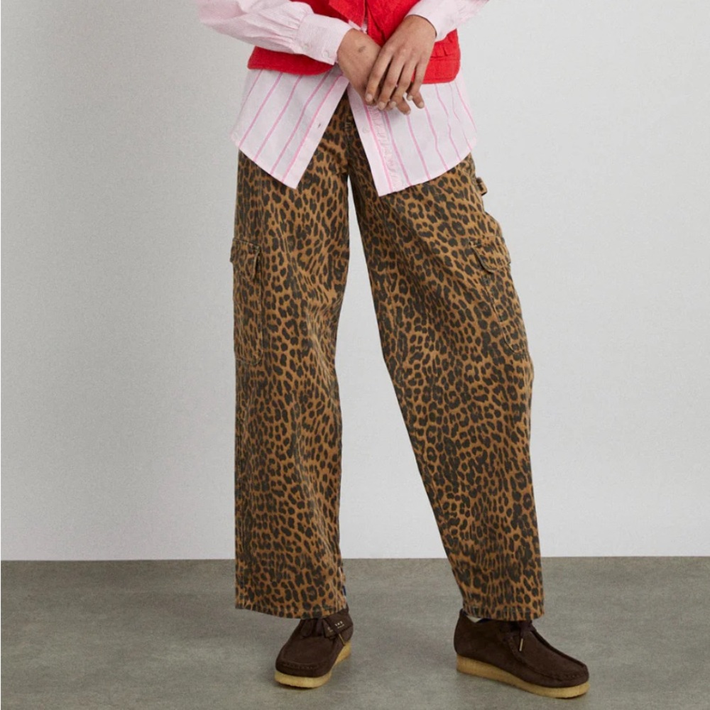 Damson Madder Dion Jean Leopard Cargo